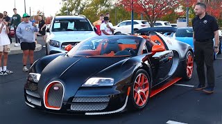 Stradman showed up to the Triple F Collection’s trunk or treat! | 3 Bugattis show up!