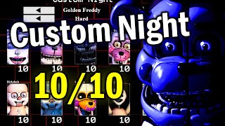 Golden Freddy Hard | FNAF Sister Location Custom Night