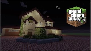 How to build Michael's house from Grand Theft Auto 5 in Minecraft Part 5