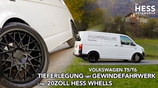 VW T5/T6/T6.1 Tieferlegung mit 20Zoll Felgen