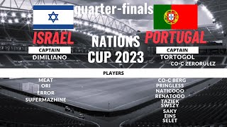 Haxball Israel vs Portugal Nations Cup 2023