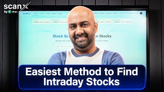 Identify Top Intraday Stocks using ScanX Live Feed | Intraday Stock Selection | Investing with Dhan