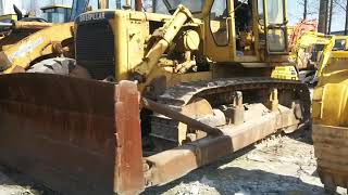 Used caterpillar bulldozer D7G with winch