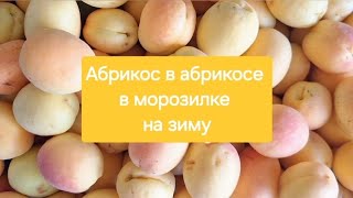 Абрикос как свежий зимой! Абрикос в АБРИКОСЕ в морозилке на зиму! Самый лучший рецепт!