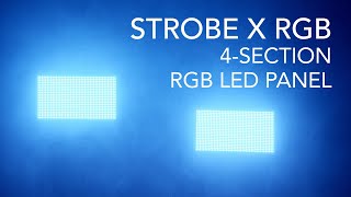 Event Lighting - StrobeXRGB - 4-section RGB LED Panel