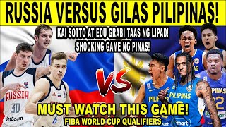 GILAS PILIPINAS vs RUSSIA - Kakaiba ang Lakas ng Pinas Clarkson Sotto Brownlee Edu Perfect Tandem!2k