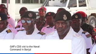 GAF's CDS  Concludes Tour at Naval Base others