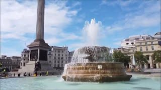 London walk: Trafalgar Square - 15-minute walk in Trafalgar Square London - narrated walk