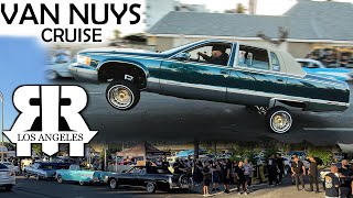 Lowrider Cruise Night hosted by RUTHLESS RYDERZ on Van Nuys BLVD | Hoppers Everywhere 6/25/2022