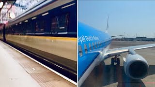 TRAIN VS PLANE| Amsterdam to London- which is faster? PART 2