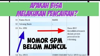 NOMOR SPM BELUM MUNCUL DI INFO GTK APAKAH BISA CAIR?