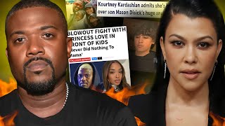 Ray J Caught COACHING His Kids After FIGHT with Their Mom & Kourtney Kardashian's PUSHING AWAY Mason