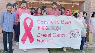 Donation To BUILD PINK RIBBON 🎀 || BREAST CANCER ||@Zartashvlogs