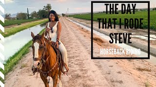 Horseback riding for THE FIRST TIME EVER!! | horseback riding lessons & trails for beginners