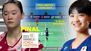 KIM Ga Eun (KOR) vs Tomoka MIYAZAKI (JPN) | Korea Master 2023