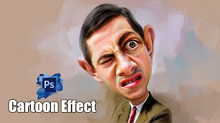 How to Turn Photo to Cartoon Effect (with Caricature Style) - Photoshop CC | Mr Bean