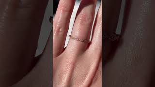 Diamond Wedding Band | Rosados Box Ultra Petite Leah Diamond Wedding Band