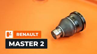 Comment changer les joints à rotules bas de suspension avant sur la RENAULT MASTER 2 Van [AUTODOC]