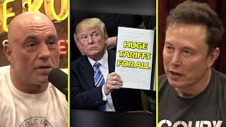 Elon Gives His Opinion On Trumps Tariff Plan | Joe Rogan & Elon Musk