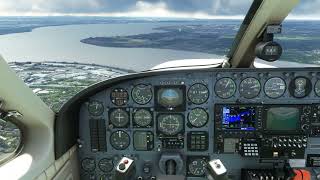 Windy approach into Liverpool