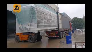 The dry coolers purchased by the Russian customer are ready for shipment