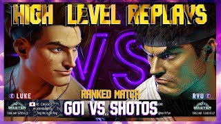 ***(GO1) Luke vs (VARIOUS) Ryu/Ken Ranked Matches!*** - Street Fighter 6 High Level Replays!!!