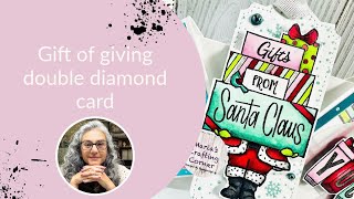 The gift of giving double diamond card