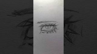 how to draw for beginners evil anime eye #shorts