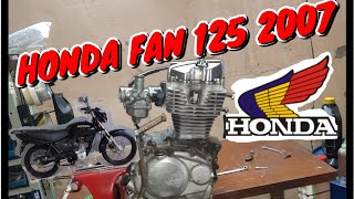 MONTAGEM DO CILINDRO E CABEÇOTE, HONDA FAN125 2007.