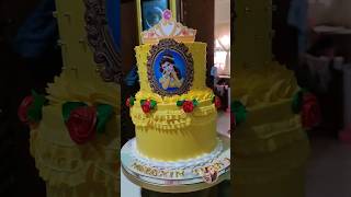 Princess Belle Cake #cakeart  #cake  #princessbelle #viral #trending