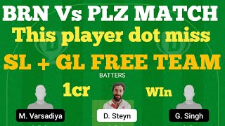 BRN VS PlZ dream 11 prediction|brn vs plz ecs t10 czech Republic dream11 team|brn vs plz dream11