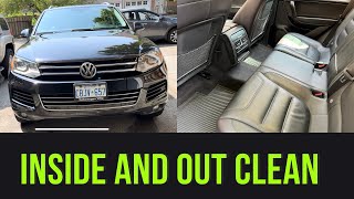 Full Mobile Car Detailing of a Volkswagen 2014 Toureg! Interior and Exterior.