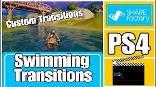 How to get custom transitions in Sharefactory (swimming transitions - Really effective in montages)