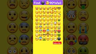 Find the odd emoji and please like and subscribe my channel #emojichallengequiz #ytshorts #trending