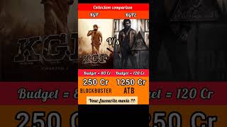 KGF Vs KGF2 movie comparison #yash #shorts