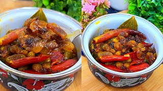 Kismis ka achar || leftover kismis recipe #raisins #achar #leftoverricerecipe