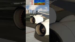 airbus a380 landing at las vegas#aviation #flightsimulator #aeroflyfsglobal #landing