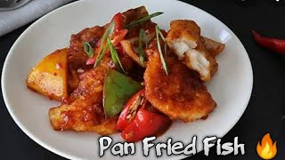 Pan Fried Fish 🐠 How to Make Pan Fried Fish | Chinese Style Pan Fried Fish 🔥