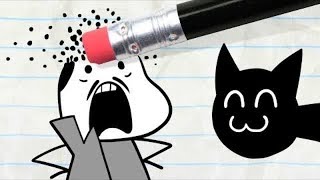 The Cat Gets Spooked! - in - “Cat Me If You Can” Pencilmation Cartoons Family Fun