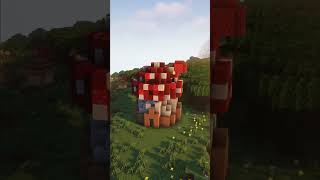 Mushroom House In Minecraft 🍄 | #shorts