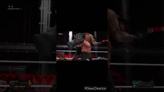 Brock Lesnar takes Undertaker to suplexcity #WWE2K24#Shorts