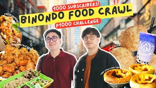 🇵🇭Binondo Food Crawl🍜Food Trip Place in Chinatown🥢1000 Challenge🥟Philippines | Carlo Ver & Yoda