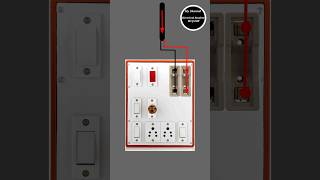 electrical man's board wiring || electrical rccb and board fan balb wiring #shorts #electricalwiring