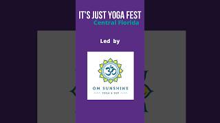 Chair Yoga at the It's Just Yoga Festival.  Do you work all day at a desk? Try Chair Yoga