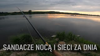 SANDACZE NOCĄ I SIECI ZA DNIA / WIŚLANY SPINNING NA WOBLERY