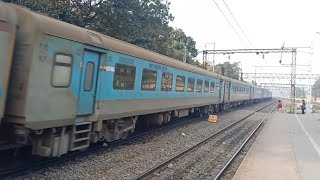 130kmph!! Shrill Tone Honking HWH WAP-7 || 12278-Puri howrah Shatabdi Express.!!