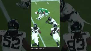 SAQUON BARKLEY WITH THE 180 HURDLE Eagles vs Jaguars NFl #nfl #shorts #eagles #saquon #nflhighlight