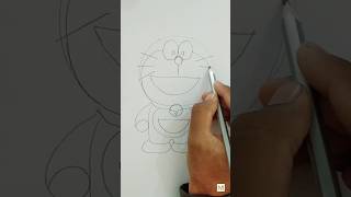 drawing Doraemon / how to draw Doraemon easily #shorts #shortvideo #doraemon