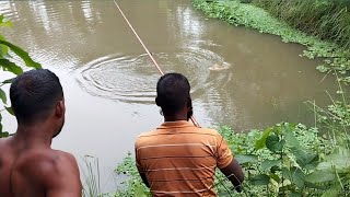 Amazing hook fishing with beautiful nature-Spearfishing GIANT Carp!!