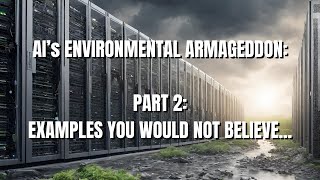 Part 2 - AI's Environmental Armageddon: Examples!